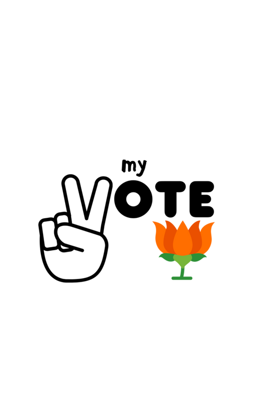 My Vote for BJP Graphics T shirt