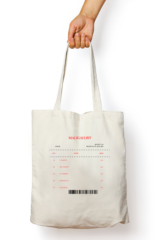 Grocery List White Tote Bag