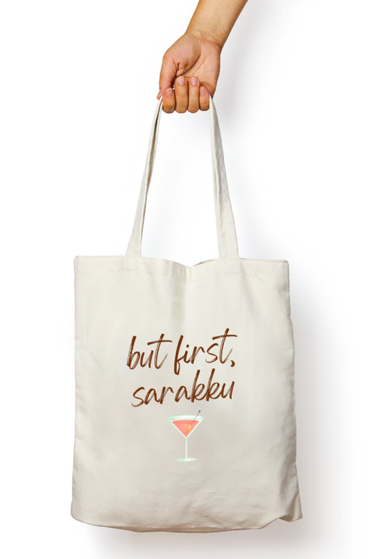 First Sarakku Funny Eco Friendly  Printed Tote Bags